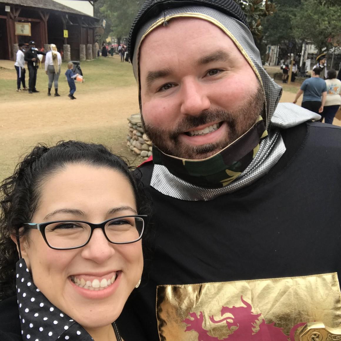 1st time at Ren fest! My knight in shining armor!