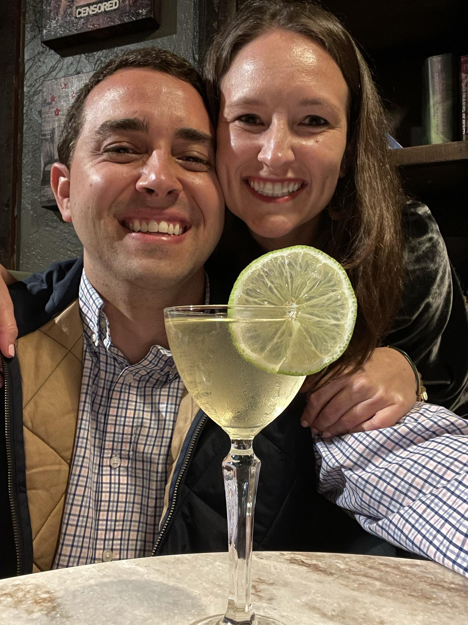 Engagement night before Shea knew she was getting engaged!