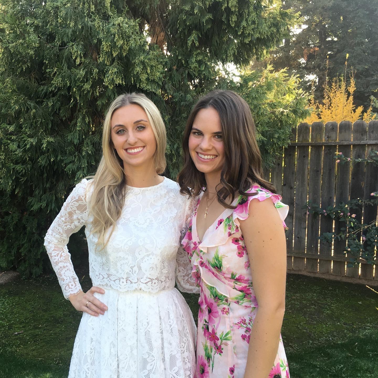 Megan & Bridesmaid Kari at Clovis Bridal Shower