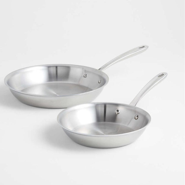 All-Clad ® D3 Curated Stainless Steel 8" and 10" Fry Pans Set