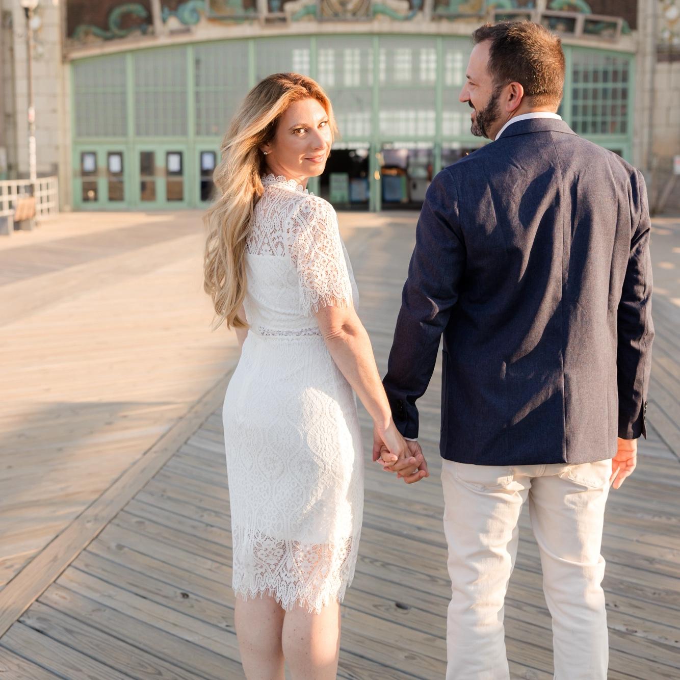 Engagement photos, Asbury Park - August 11th, 2025