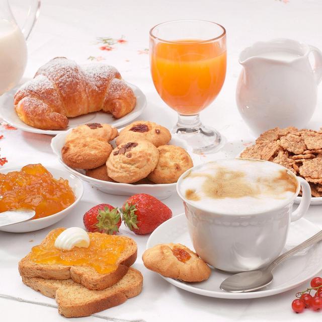 Light Italian Breakfast, catered by the Tuscan Mammas