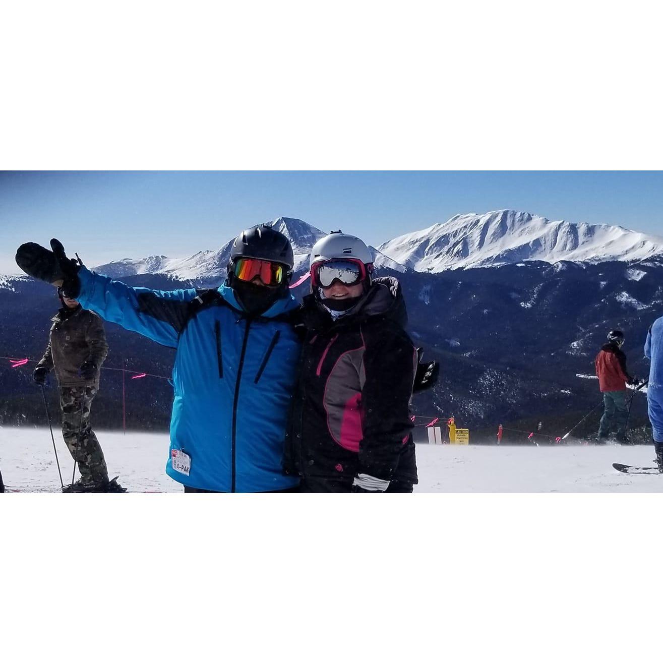 Anytime we are together we feel on top of the world