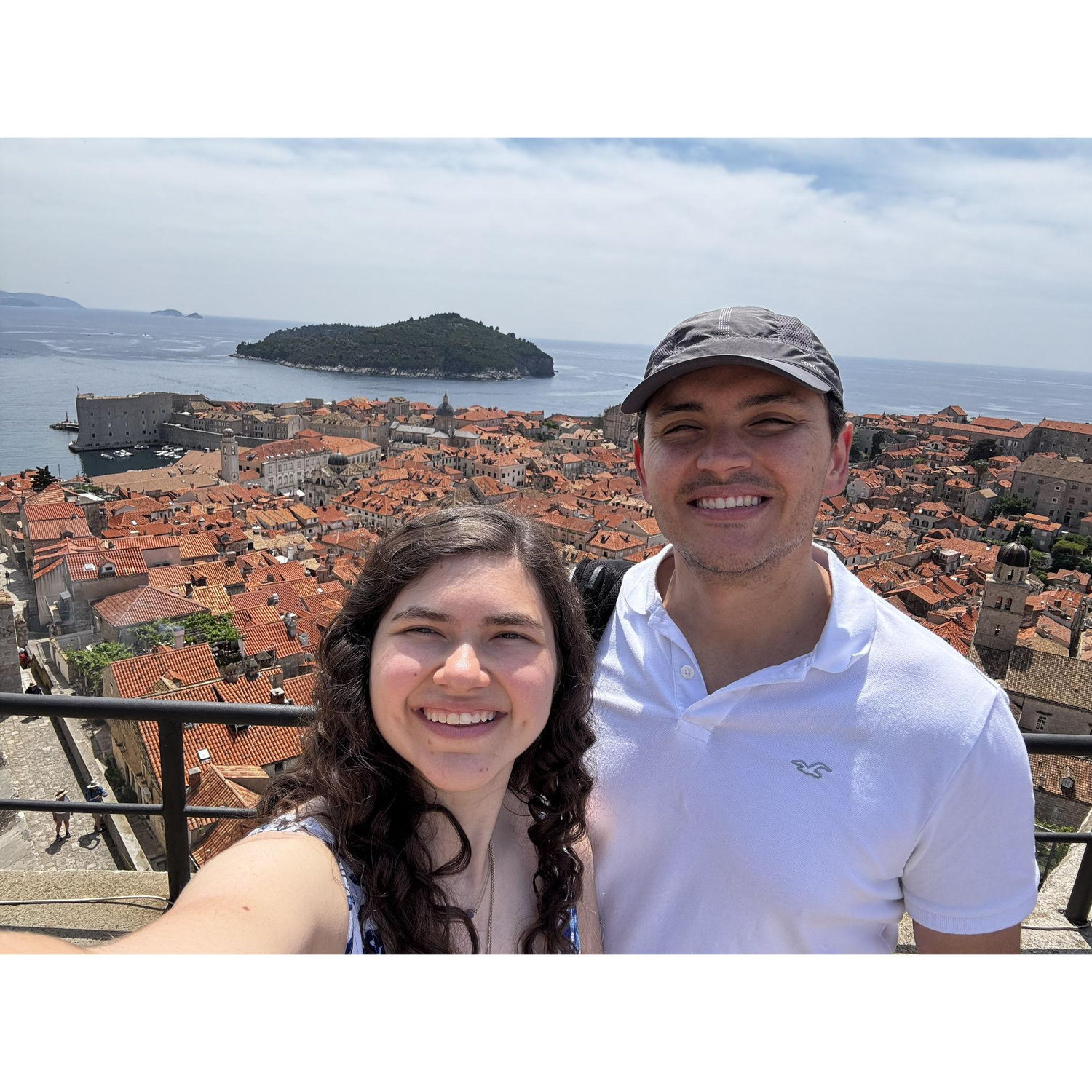 Disfrutando vistas en Dubrovnik