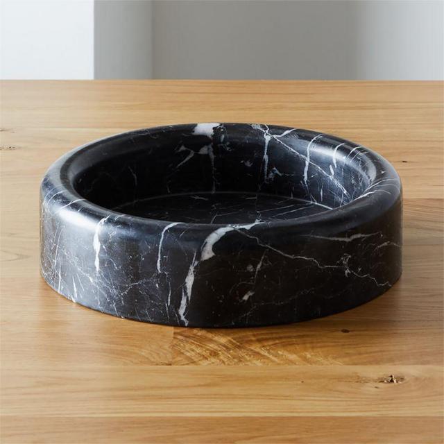 Black Marble Bowl