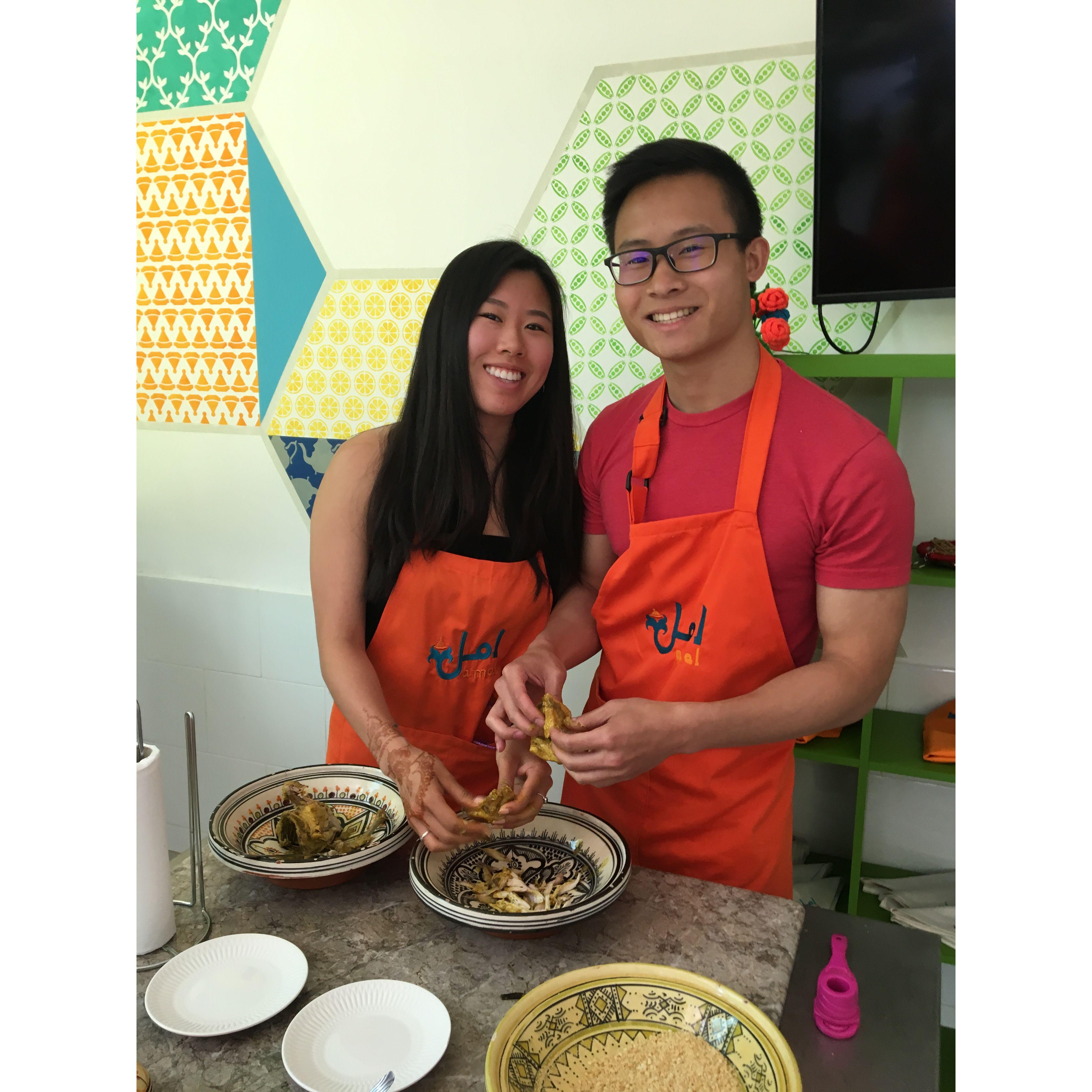 Marrakesh 2018 - We did a cooking class at Amal, a center that supports women in their culinary careers!