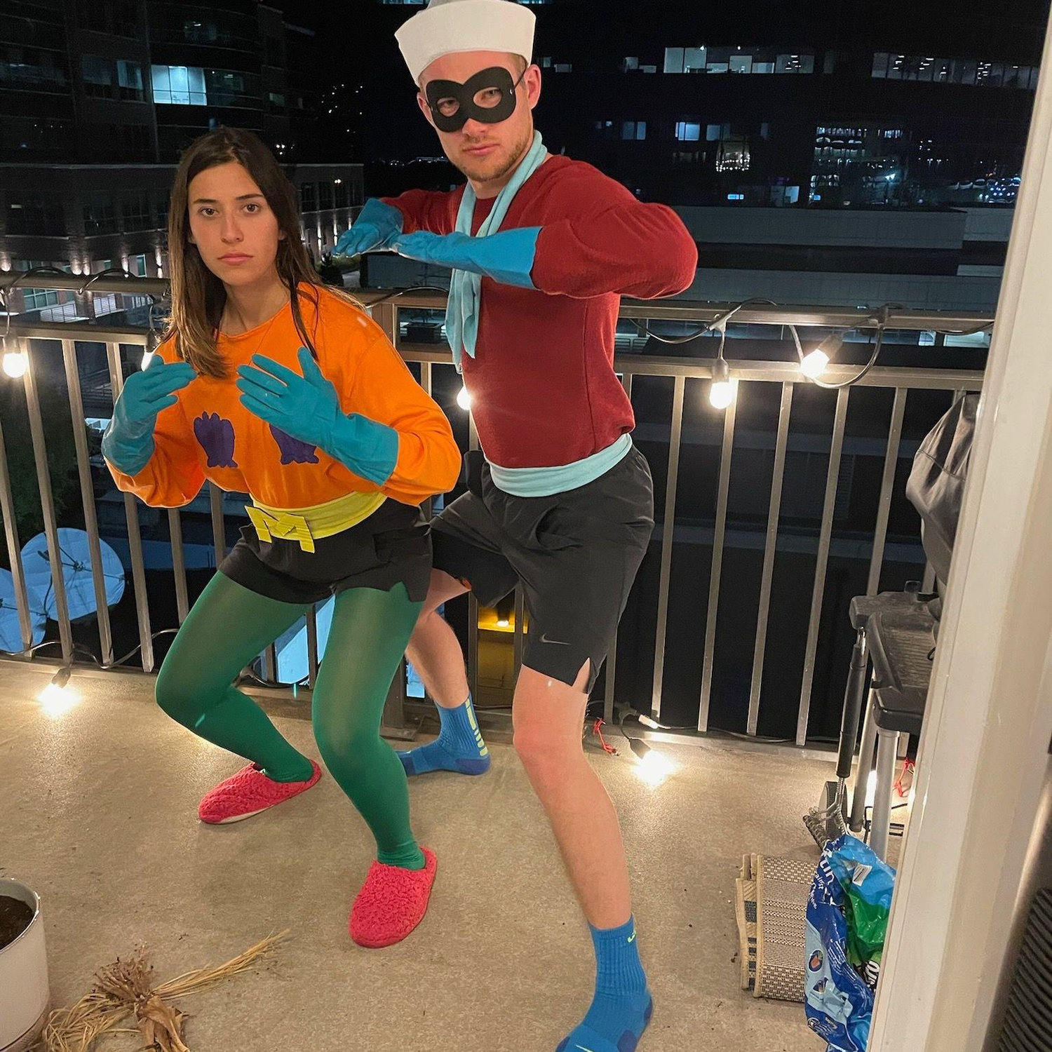 These costumes don't adequately describe the amount of spongebob references we make on a day to day basis
