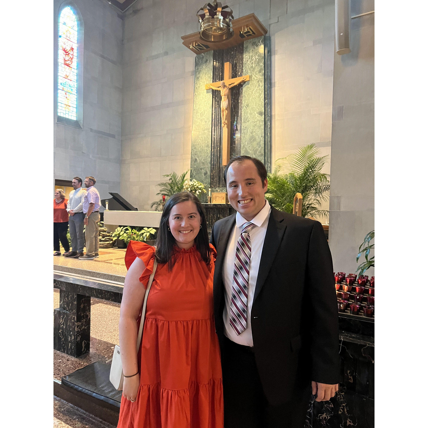 Spencer's confirmation in the Catholic Church