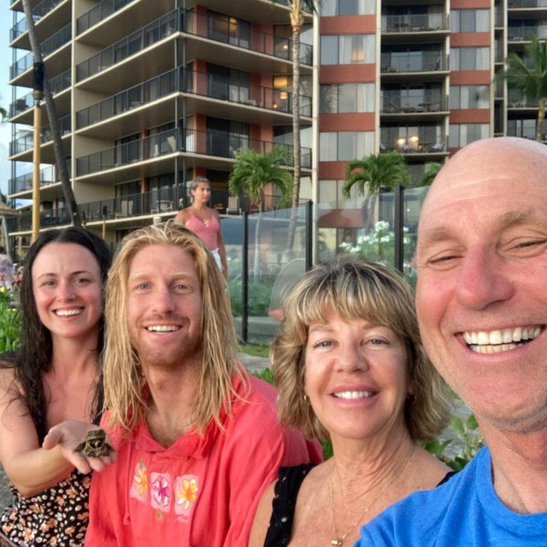 Family vacation to Maui.