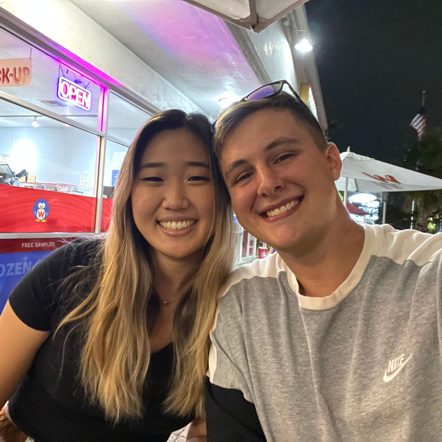 Our first date!