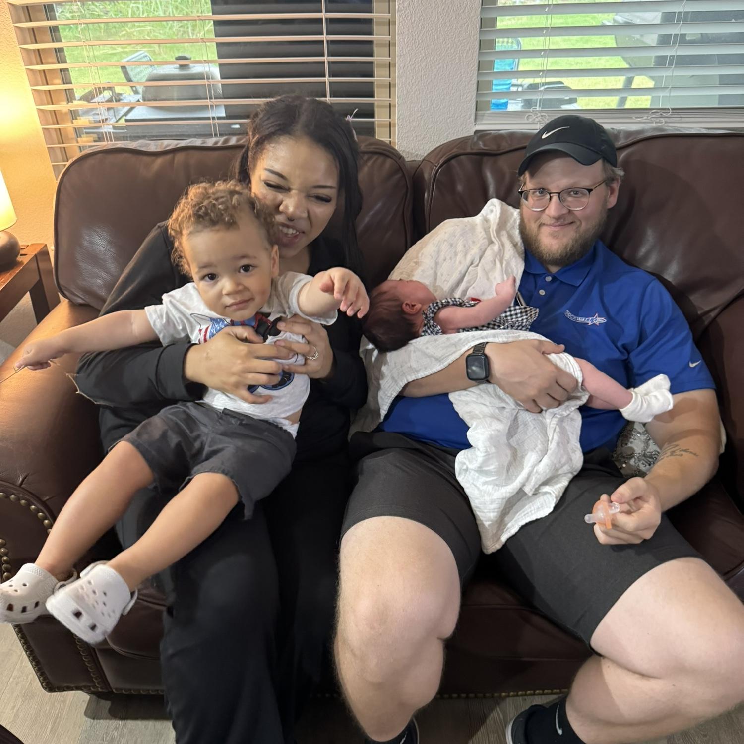 aunt ryan and uncle cody in action! 🤣 pure chaos with our adorable niece and nephew.