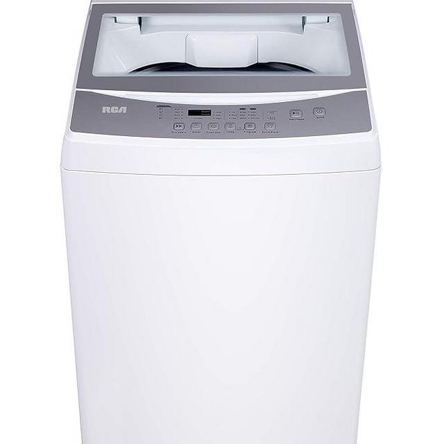 RCA RPW210-C Portable Washer-LED Digital Display Panel-5 Cycles-Top Loading Design-Low Noise Washing Machine, 2.1 cu ft, White