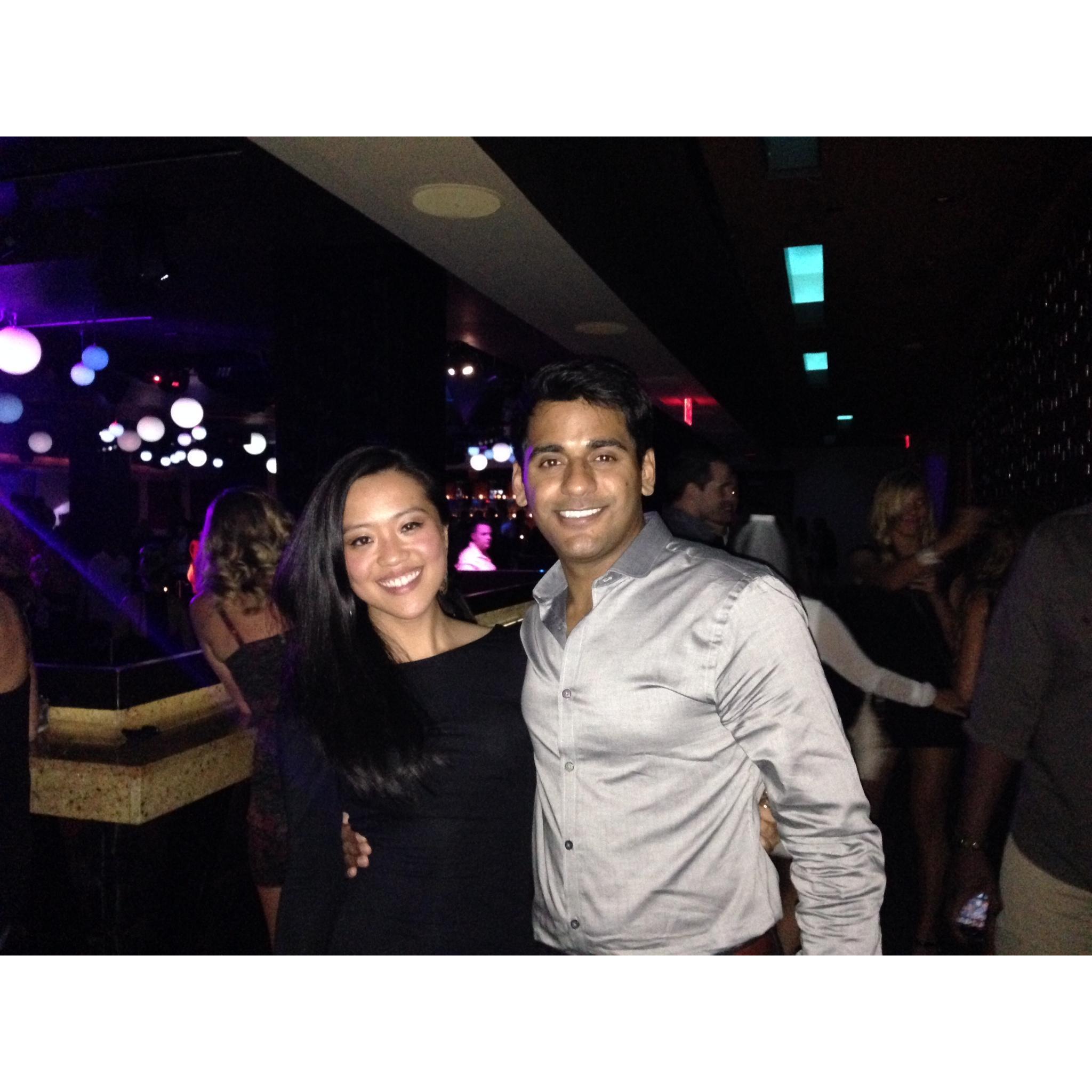 Celebrating Raj's birthday in Atlantic City