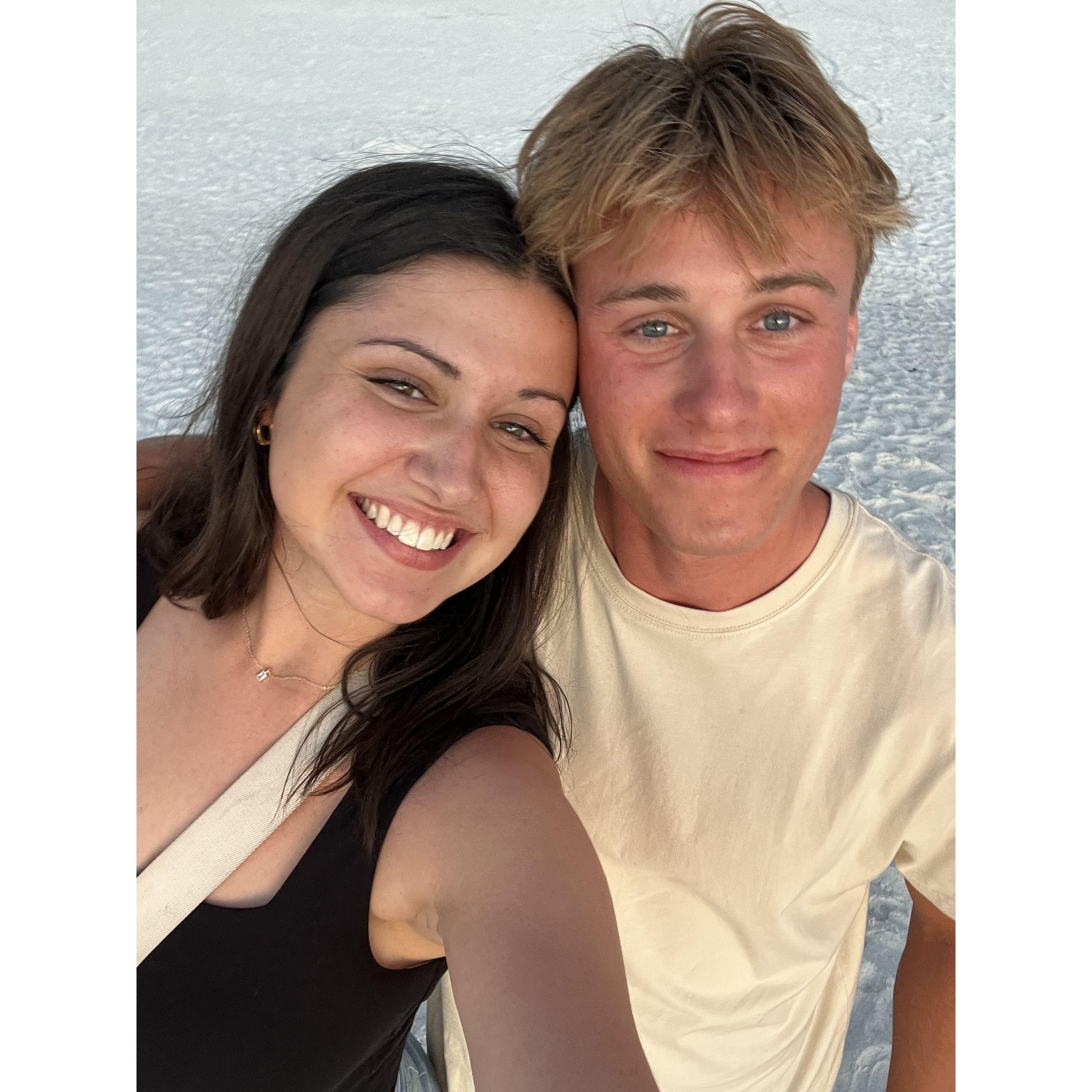 I went to visit him in Clearwater where he was on his mission trip!