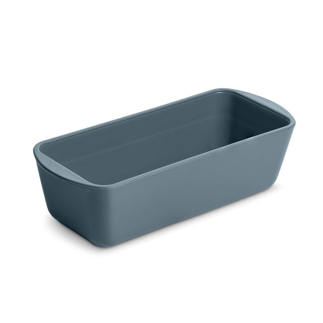 BRIVARA HOME Non-Stick Ceramic Coated Glass 1 lb Loaf Pan | Naturally Slick Ceramic Coating | No PTFE, PFOA, PFAS, and BPA | Perfect for Cakes, Breads, & More [Dusk]