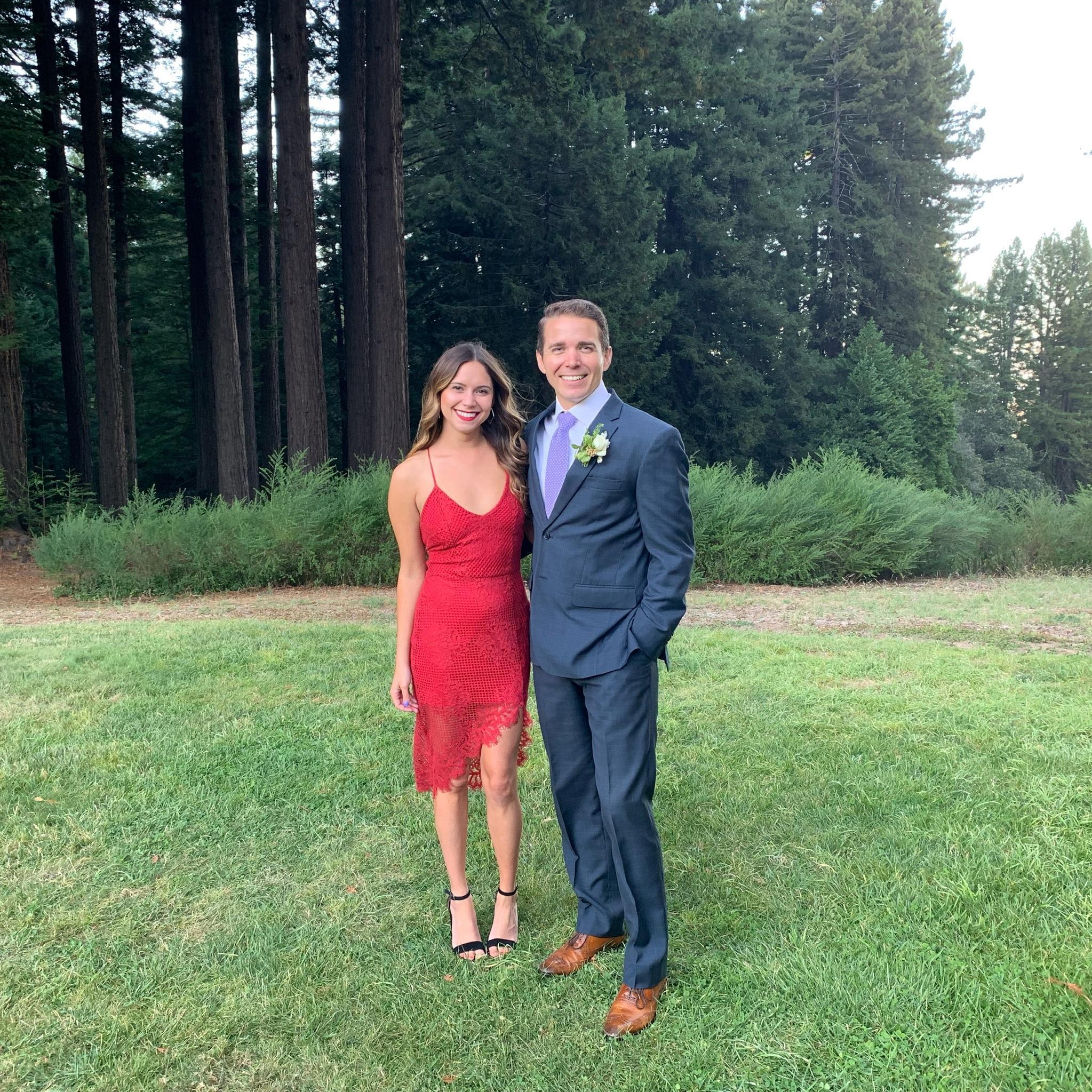 Our first wedding together!