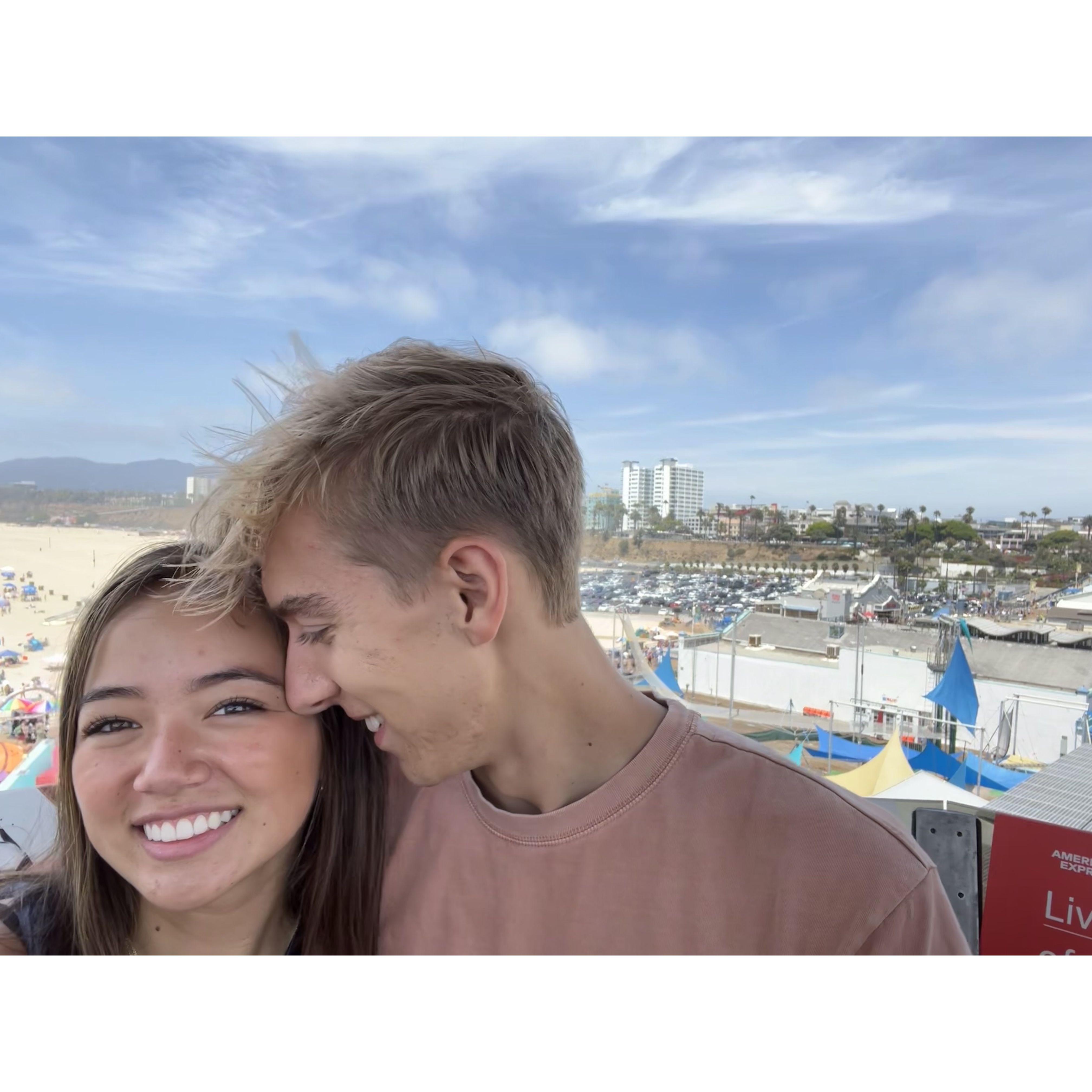 Santa Monica Pier Ferris Wheel!