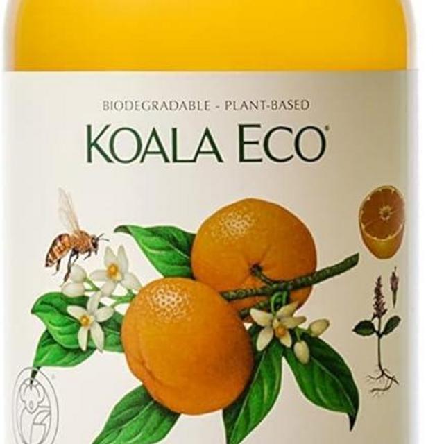 Koala Eco Natural Floor Cleaner, Australian Mandarin & Peppermint Essential Oil, Plant-Based, Vegan Friendly, 34 Fluid Oz