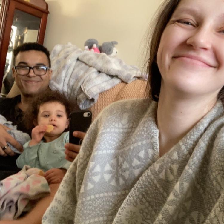First day back home from the hospital as a family unit