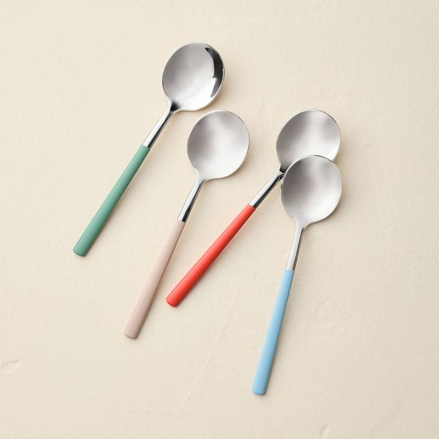 Set of 4 Contrast Handle Serving Spoons - Hearth & Hand™ with Magnolia