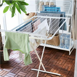 IKEA Drying rack, indoor/outdoor - white