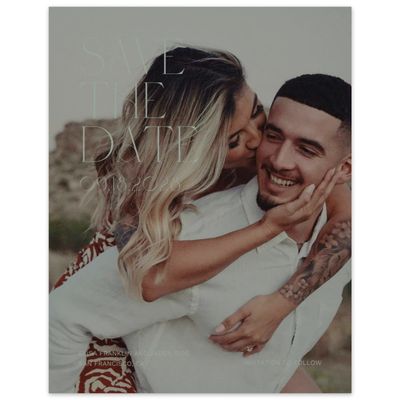 Sage, Green Wedding Digital Save the Date - Garnet Photo