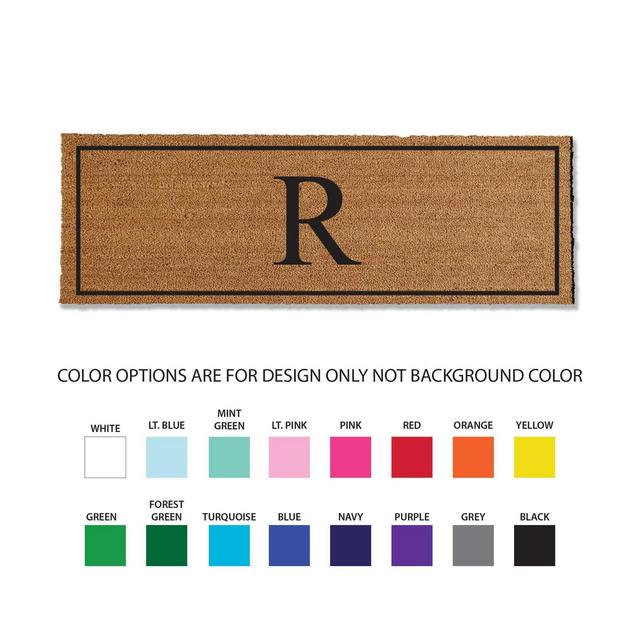 Custom Initial Door Mat, Classic Doormat, Large Doormat, Welcome mat, Home decor, Extra large Doormat