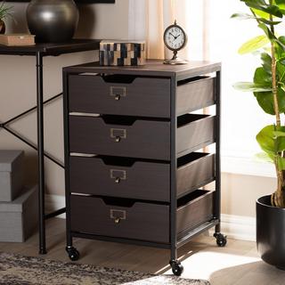 Felix 4-Drawer Mobile File Cabinet