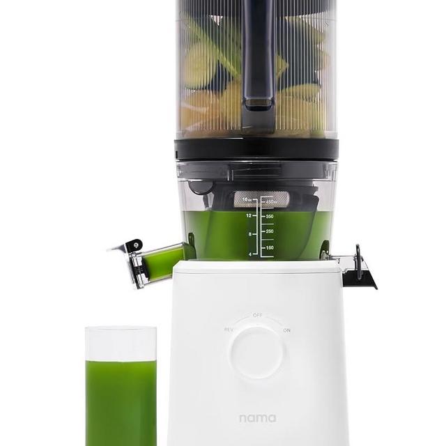 Nama J2 Cold Press Juicer – Self Feeding for Hands-Free Operation with Wide Mouth Hopper for Whole Recipe Loading, Zero Waste Masticating Juicer For More Juice, Less Pulp – Easy Cleanup & Assembly