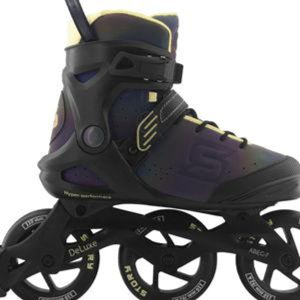 Story Space Inline Skates - Rainbow/Black - Size W8.5 for Kirsten