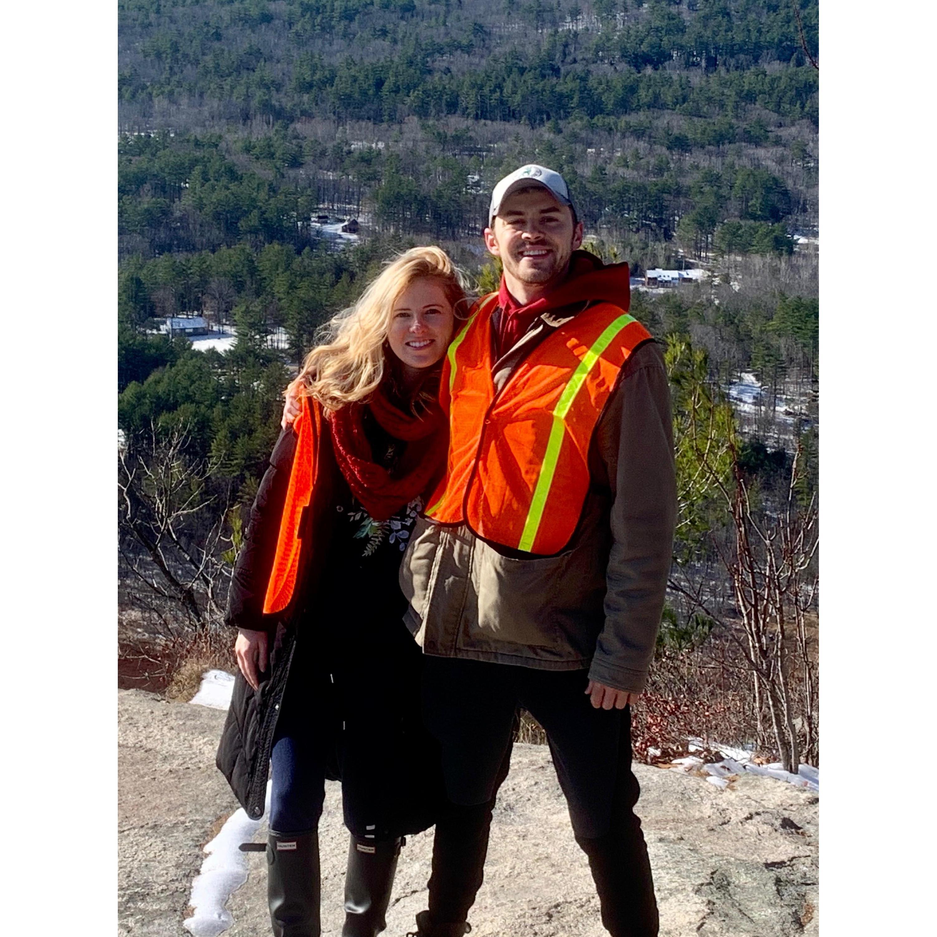 Hiking in Maine before Nick and Josh's Wedding!
