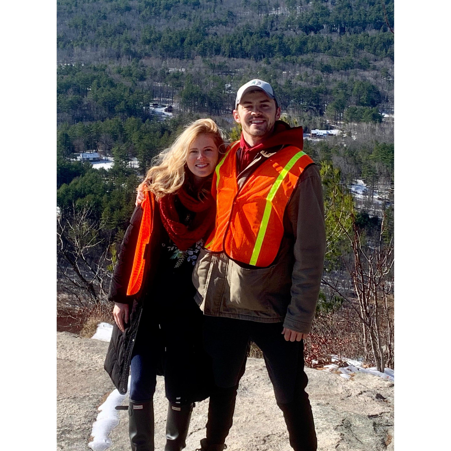 Hiking in Maine before Nick and Josh's Wedding!