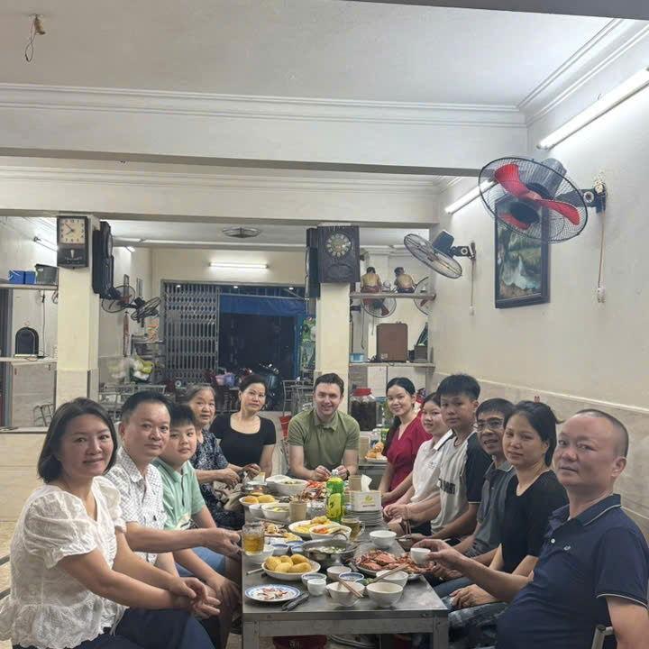 Dinner with Giang's family in April 2026