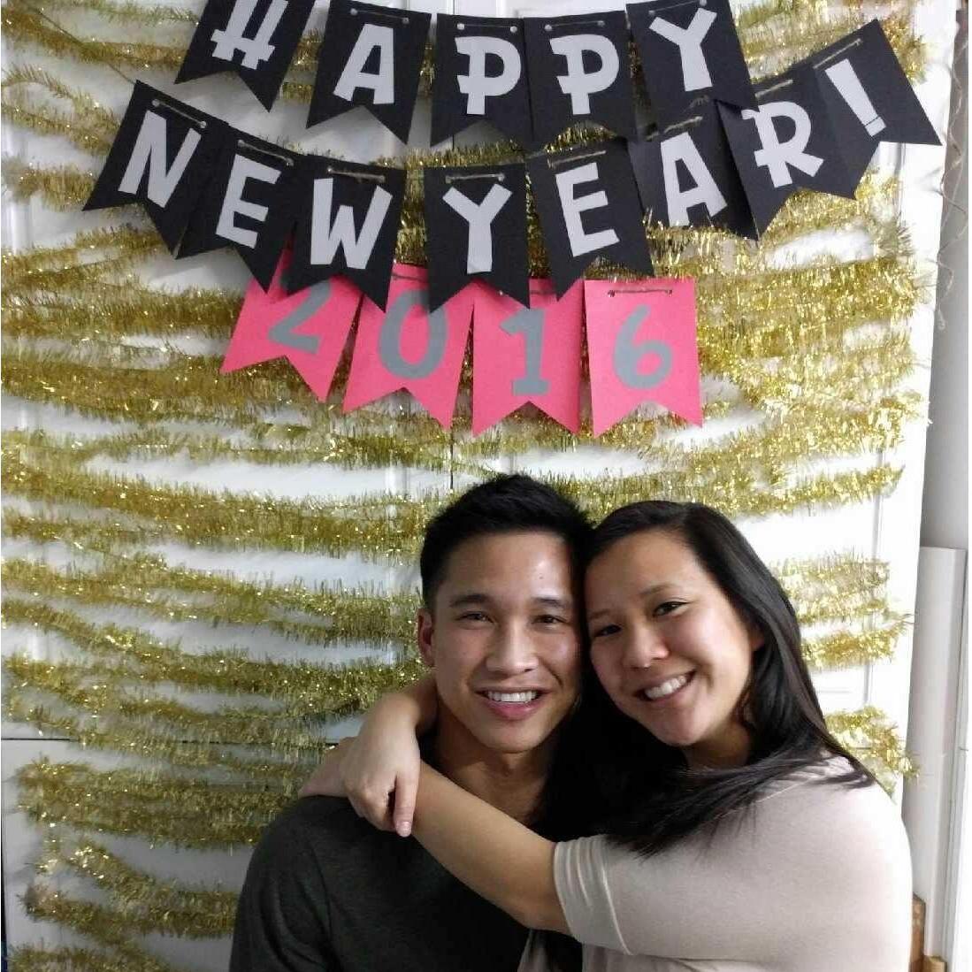 Only one of the many New Years together