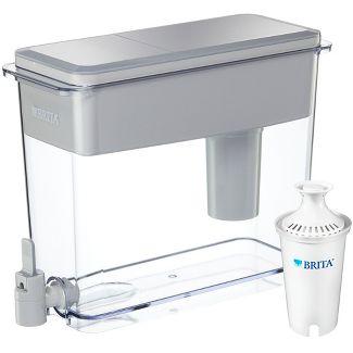 Brita Extra Large 18 Cup BPA Free Filter Water Dispenser with 1 Standard Filter - Gray