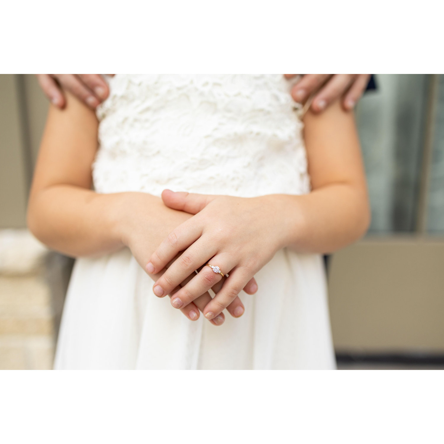 Jared gave Autumn this ring the day of the ceremony to show his love and dedication to her.