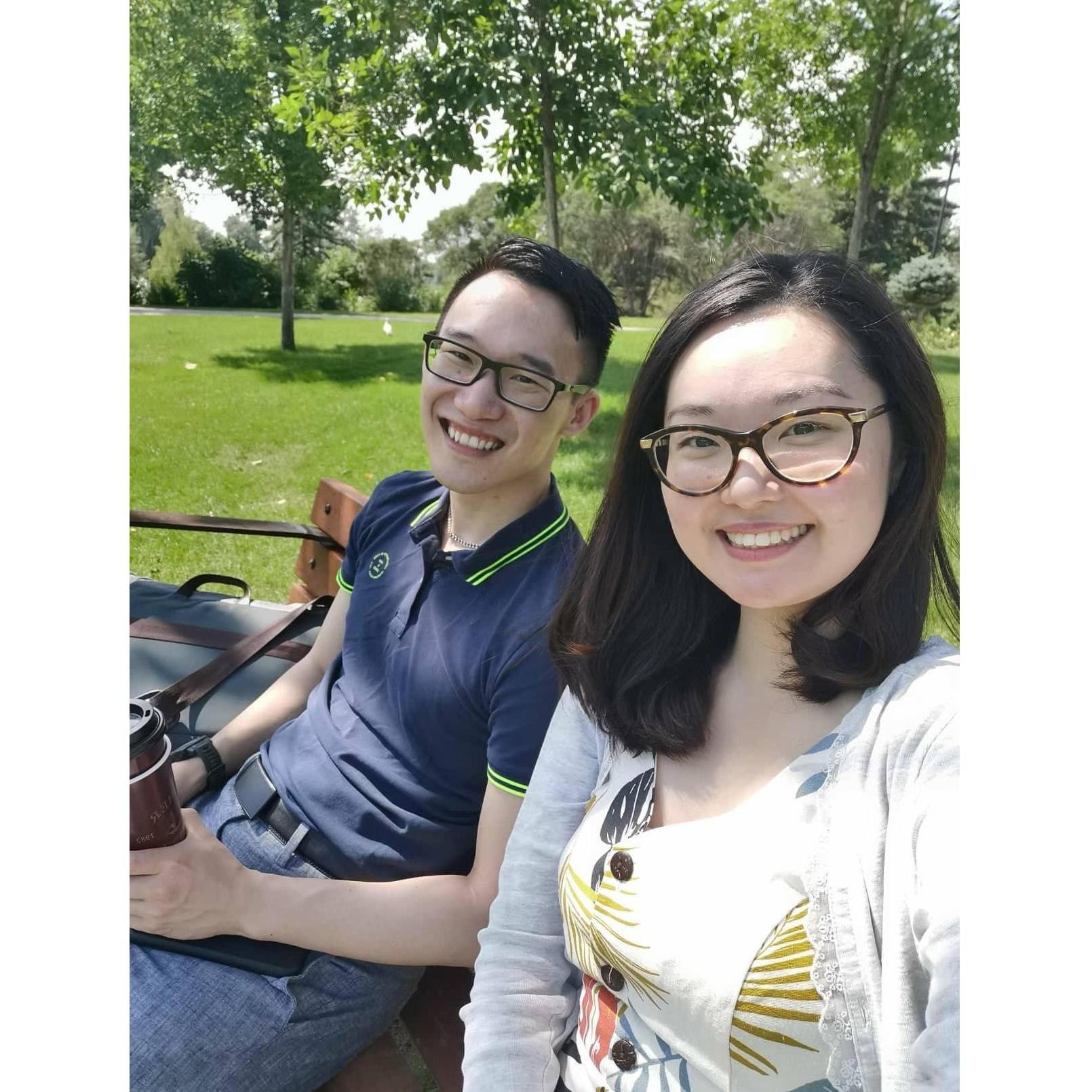 the weather is beautiful on our first date