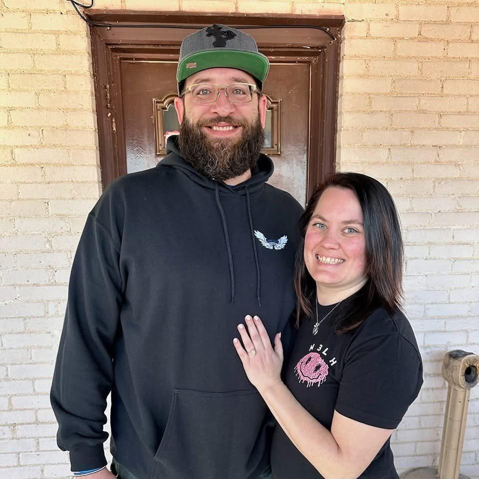 March 3/9/24 Engaged, baby EJ is poking out :)