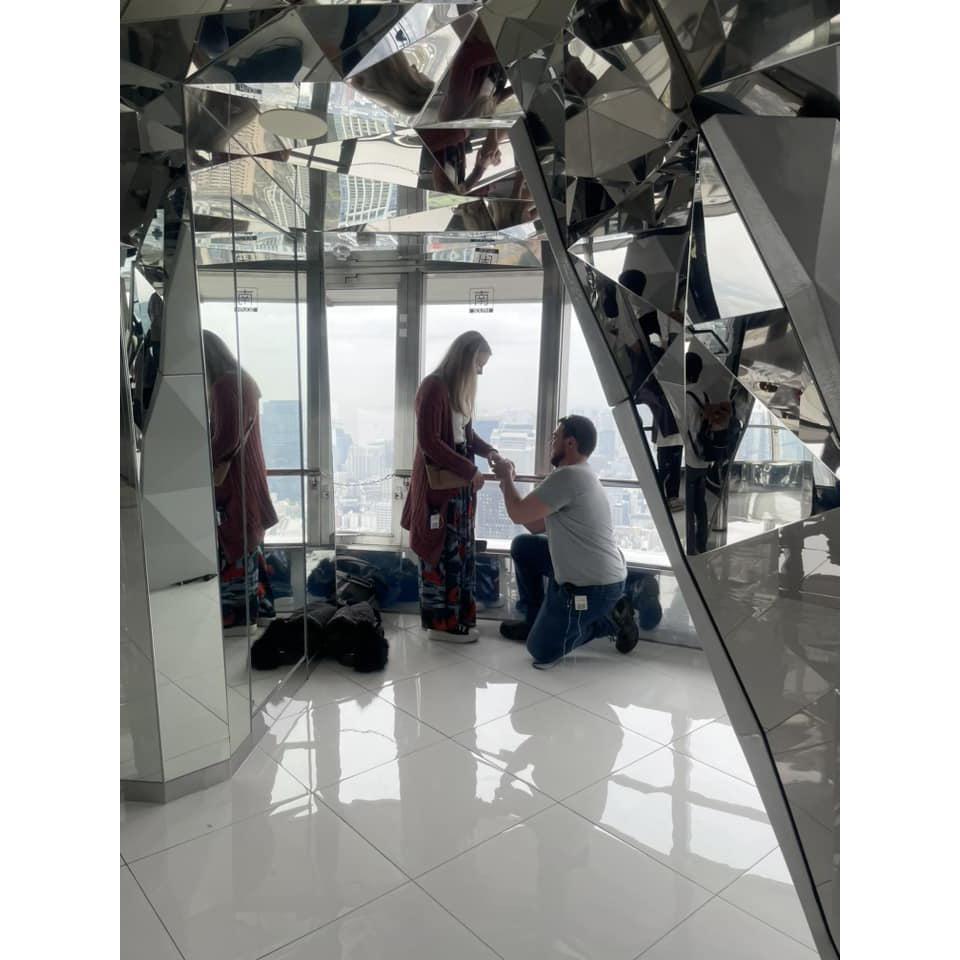 When Noah popped the question at Tokyo Tower