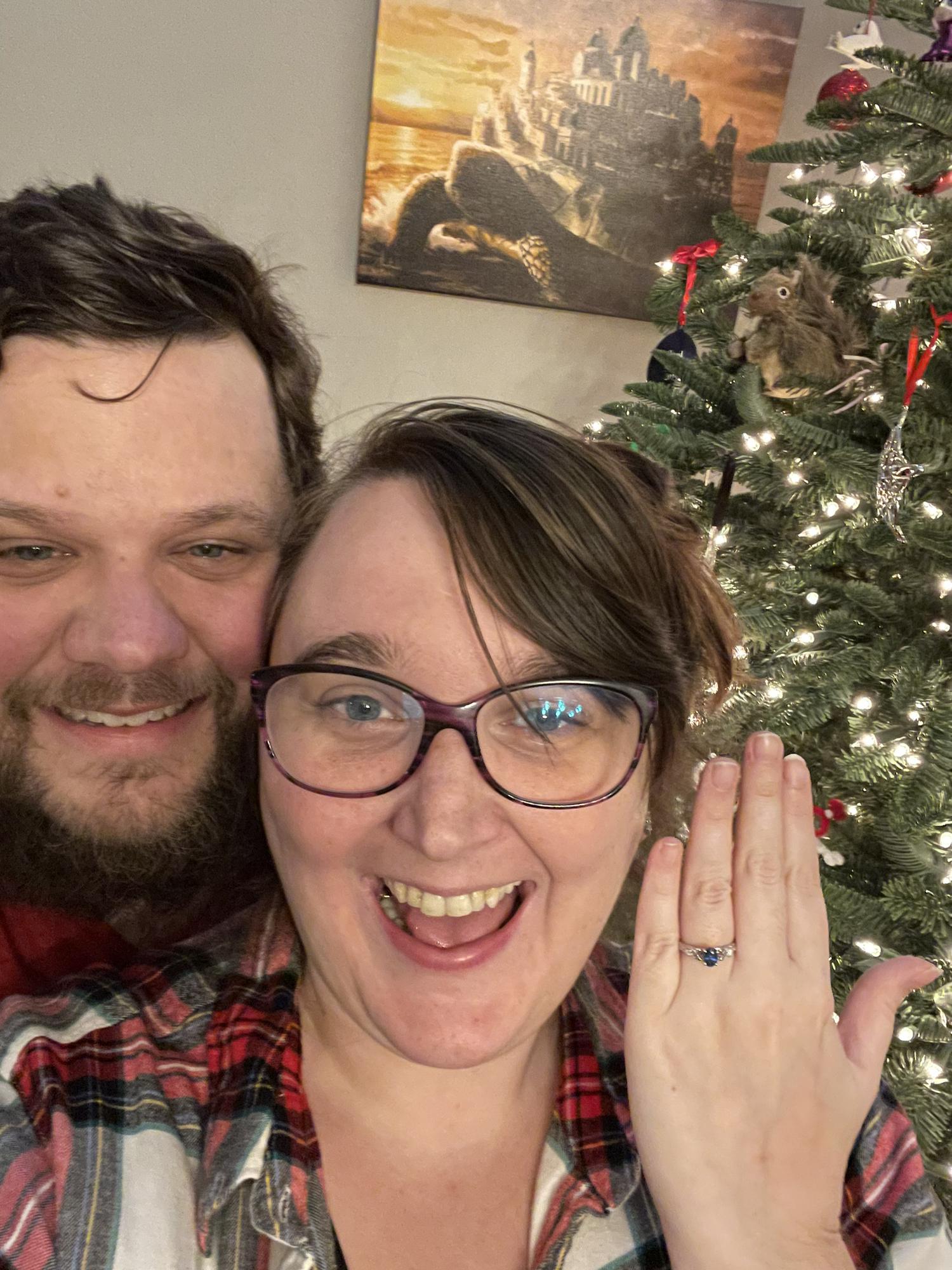 Gabe proposed on 12/25/2020 in the middle of a pandemic. Luckily they were able to share this moment with Desiree's mother.