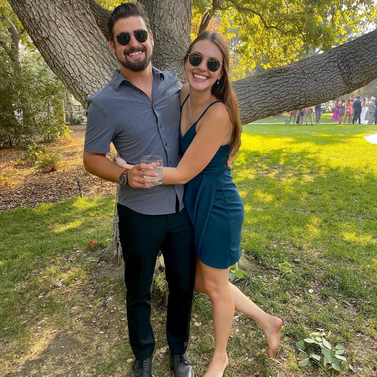 Our first wedding as guests together (2020)!