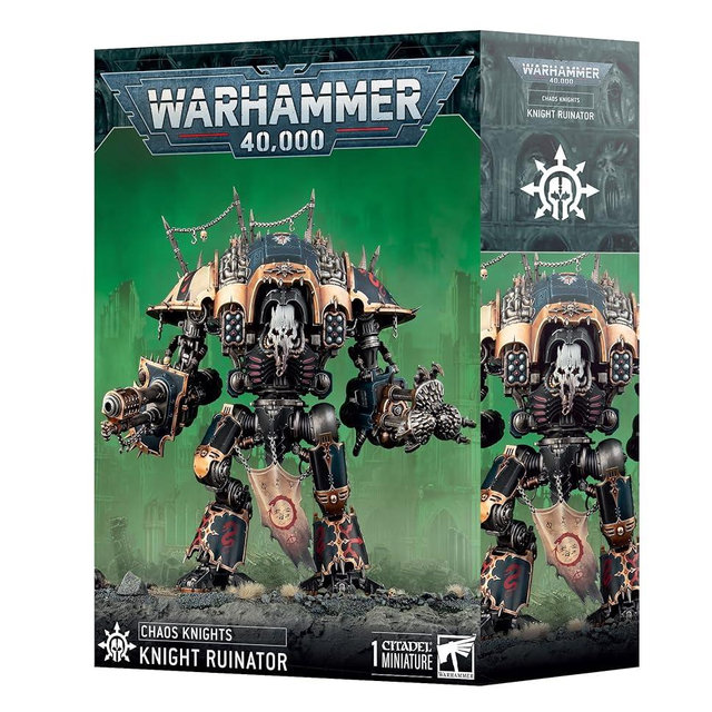 Warhammer 40,000 – Chaos Knight Ruinator | Abominant | Rampager | Desecrator – 4-in-1 Multipart Plastic Model Kit