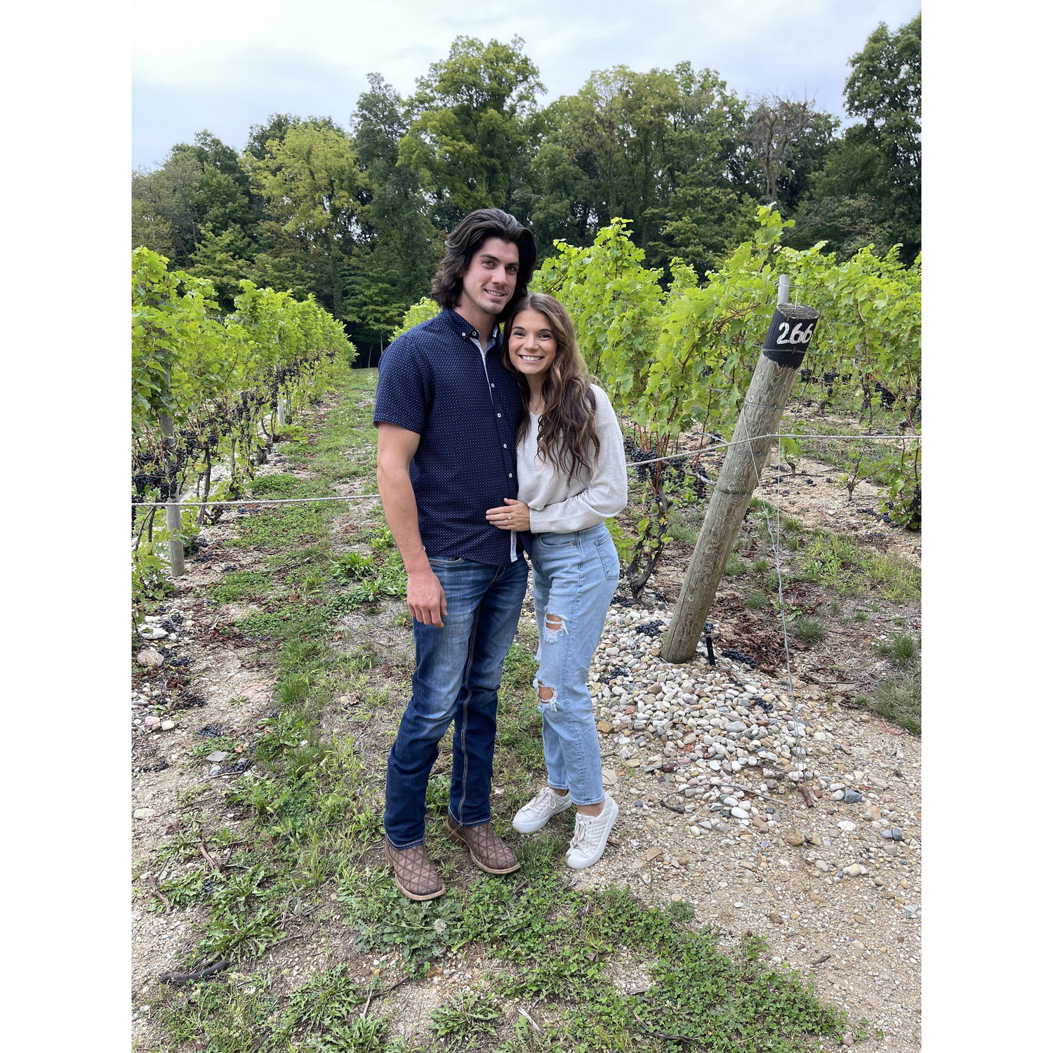The day we discovered the fun of wine tasting