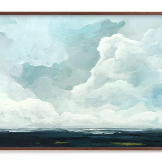Late in the Day Limited Edition Art 40" x 30" Walnut frame