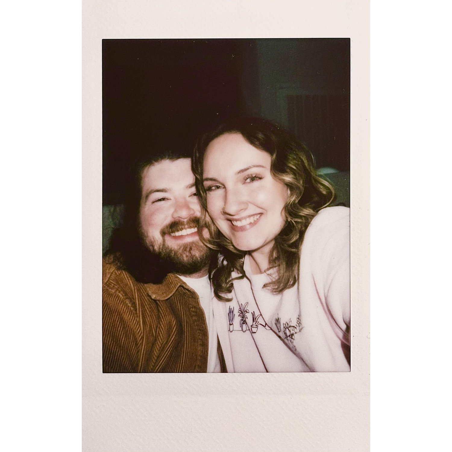 12.14.24 - Polaroid after Matt's birthday surprise at The Oaklander