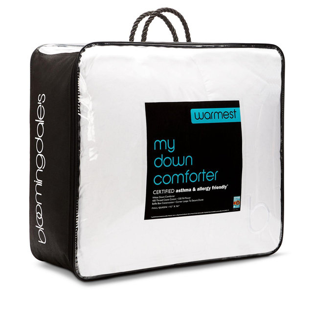 Bloomingdale's My Warmest Asthma & Allergy Friendly Down Comforter, Queen - 100% Exclusive