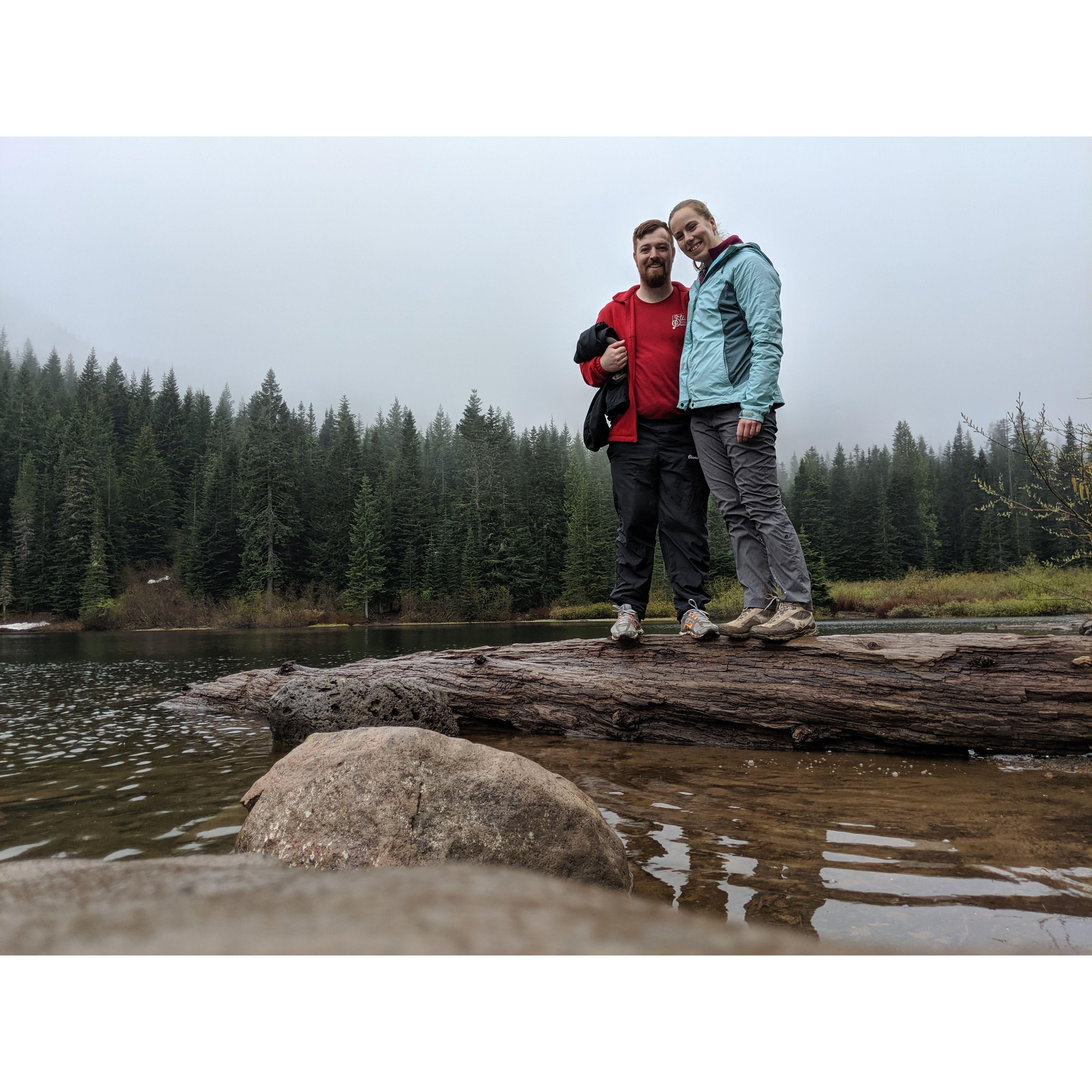 Hiking at Mt. Hood, May 2019