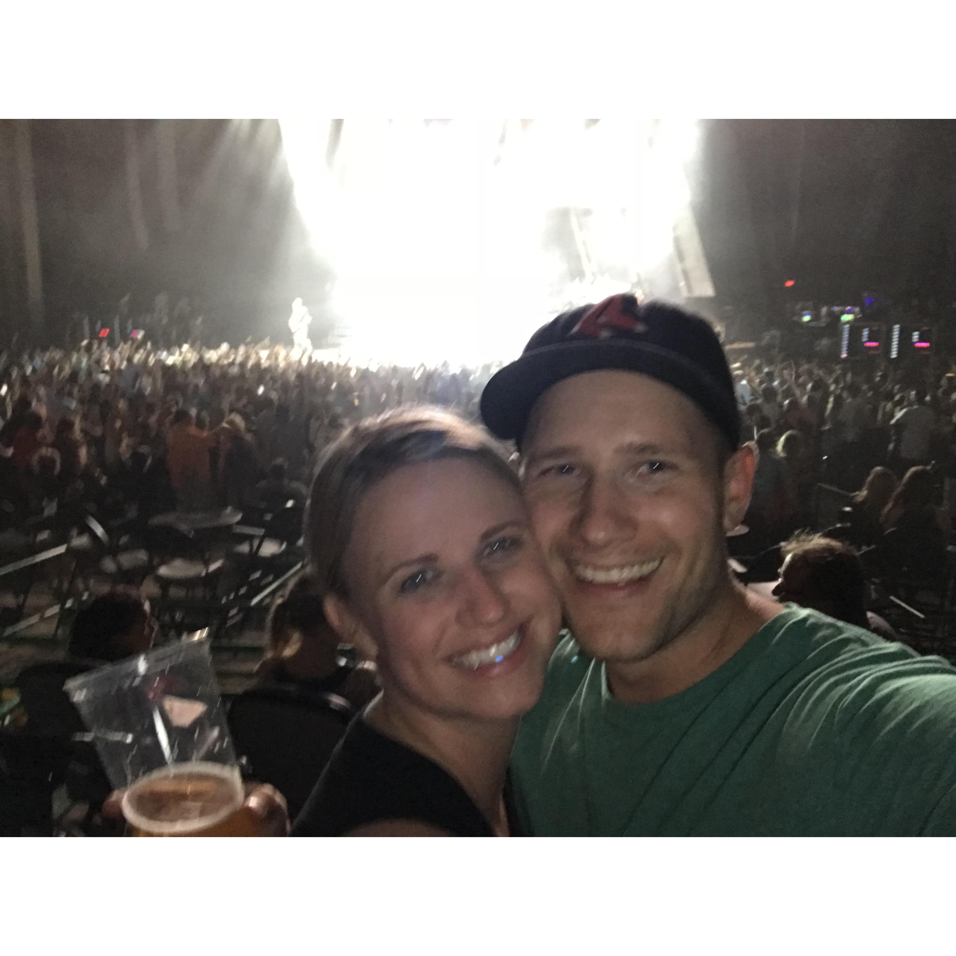 VIP at  Jason Aldean concert