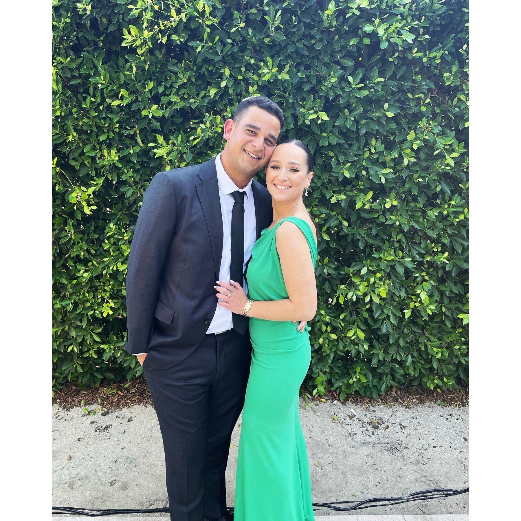 To our first wedding together 2022