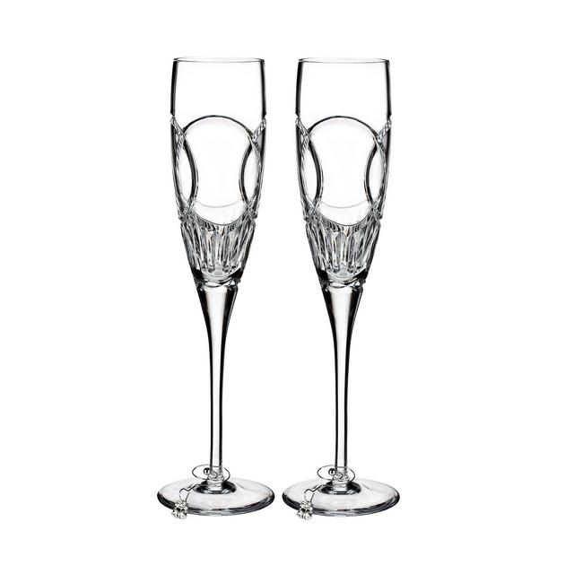 Waterford Love Wedding Vows Champagne Toasting Flutes, Set of 2